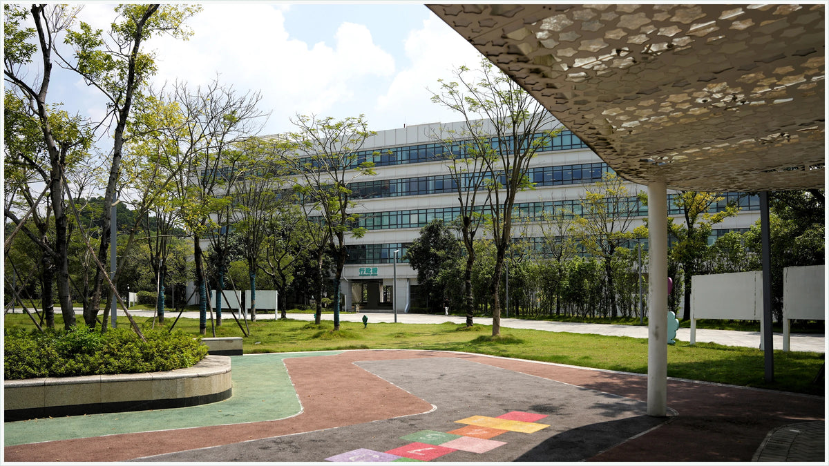 Landscaped courtyard